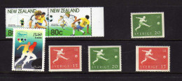 Football - Suede - Nouvelle-Zelande - Algerie - Neufs** - MNH - Unused Stamps