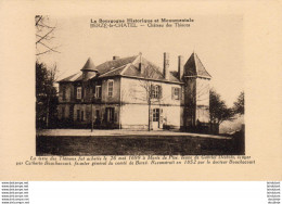 D71  BERZE LE CHATEL Château Des Thinons - Andere & Zonder Classificatie