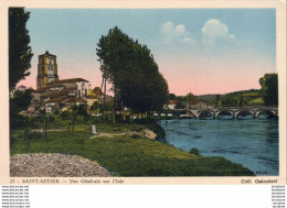 D24  SAINT ASTIER  Vue Générale Sur L'Isle - Sonstige & Ohne Zuordnung