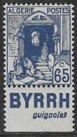 ALGERIE N°137a ** Avec  Pub BYRRH Guignolet Neuf Sans Charnière MNH Luxe - Nuovi