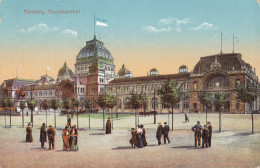 Bayern PPC Nürnberg. Hauptbahnhof. Verlag Hermann Martin. TMS Cds. NÜRNBERG 1911 KOPENHAGEN Denmark (2 Scans) - Nürnberg