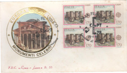 ITALIA - ITALIE - ITALY - 1978 - 4x 170 Europa - 23ª Emissione - FDC Roma Luxor - FDC