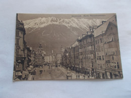 INNSBRUCK TYROL ( AUSTRIA OSTERREICH ) MARIA THERESIENSTRASSE  TRES ANIMEES COMMERCES  ATTELAGE - Innsbruck