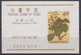 Corée  Korea Neufs ** Paulownia Coreana UYEKI 1965 - Corée Du Sud