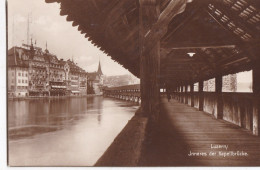 LUZERN  Jnneres Der Kapellbrucke - Luzern