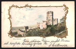 AK Lahneck, Burg Lahneck, Goldener Rahmen  - Other & Unclassified