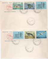 ITALIA - ITALIE - ITALY - 1978 - Salvaguardia Del Mare - 2x FDC Cavallino - FDC