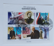 N° 11737 à 11740       Gustave Eiffel  -  Oblitérés - Sierra Leona (1961-...)