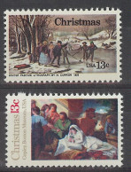 USA 1976.  Chistmas Sn 1701-02  (**) - Unused Stamps