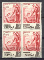 Spain 1976 - Donantes De Sangre Ed 2355 Bloq (**) - Nuevos