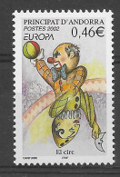 Andorra -Franc 2002 Europa. Y=569 E=590 - Nuovi