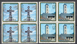 Andorra - 1977, Navidad E=110-11 S=100-01 (**) Bl - Christmas