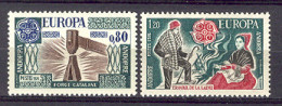 Andorra -Franc 1976 Europa. Y=253-54 E=274-75 - 1976