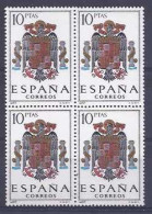 Spain 1966 Escudo España Ed 1704 (**) Bloque - Neufs