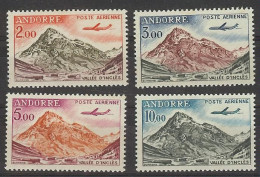 Andorra Franc. 1961-4 Valle De Incles (**) Y A5-8, E 181-4 - Ongebruikt