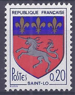 Francia 1966. YT = 1510 -  (*). Escudo De Saint Lo - Nuevos