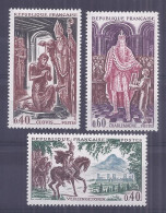 Francia 1966. YT = 1495-97 -  (*). Grandes Nombres De La Historia - Unused Stamps