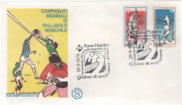 ITALIA - ITALIE - ITALY - 1978 - Campionati Mondiali Maschili Di Pallavolo - FDC Filagrano - FDC