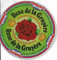 ETIQUETTE  DE  FROMAGE  NEUVE  ROSE DE LA GRUYERE    B164 - Cheese