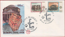 ITALIA - ITALIE - ITALY - 1978 - Europa Cept - 23ª Emissione - FDC Filagrano - FDC