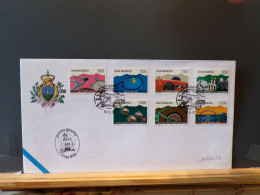 107/205B  FDC SAN MARINO  1997 - Voitures