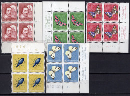 T3700 - SUISSE SWITZERLAND Yv N°581/85 ** Pro Juventute Bloc - Unused Stamps