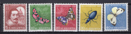 T3701 - SUISSE SWITZERLAND Yv N°581/85 ** Pro Juventute - Unused Stamps