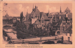 67 - Bas Rhin - STRASBOURG - Ecole Superieure De Jeunes Filles Et Palais Du Rhin - 1914 - Straatsburg