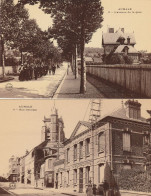 AUMALE L'AVENUE DE LA GARE + RUE CENTRALE - Aumale