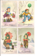 Lot De 6 CPA  M.D. Série 2475  - Illustration   Enfants    BONNE ANNEE - New Year