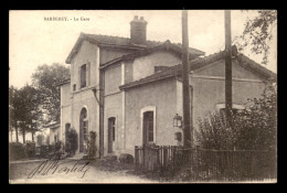 10 - BARBEREY - LA GARE DE CHEMIN DE FER - Autres & Non Classés