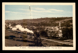 10 - VILLENAUXE-DIVAL - VUE SUR DIVAL - TRAIN A VAPEUR - Other & Unclassified