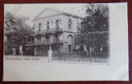 Cpa Bruxelles : Théâtre Du Parc - Monumenti, Edifici