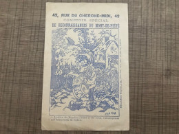 43 Rue Du Cherche Midi De Reconnaissances Du Mont De Piété - Autres & Non Classés