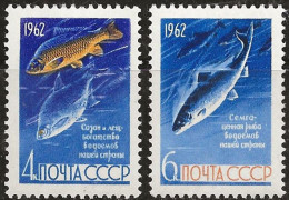 Russie 1962 Y&T 2556 A 2557 ** - Unused Stamps
