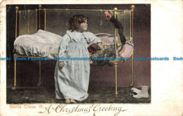 R091675 A Christmas Greeting. Santa Claus III. Peacock. 1905 - Mundo