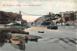 R094072 The Suspension Bridge From Rownham Ferry - World