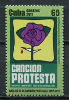 Cuba 2017 / Protest Song MNH Canción Protesta Protestlied / Cu5308  29-23 - Music