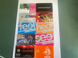 - 4 - Netherlands Arena Cards 10 Different - Verzamelingen