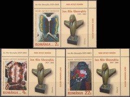 2024, Romania, Ion Alin Gheorghiu, Art, Artists, Painters, Paintings, 3 Stamps+Label, MNH(**), LPMP 2450 - Neufs