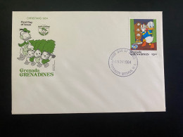 FDC Grenada Grenadines - 26/11/1984 - Walt Disney - Donald - Disney