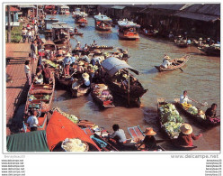 CPA  (Réf : I448) FLOATING MARKET (WAT SAT) DHONBURI (ASIE THA�?LANDE) (Très Animée) - Thaïland