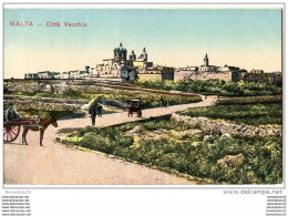 CPA (Réf : I483)  MALTA Città Vecchia (animée, Attelages) - Malte