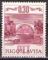 Yugoslavia 1966 - 400 Years Of Old Bridge In Mostar - Mi 1185 - MNH**VF - Nuevos