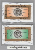 USATI ITALIA POSTA PRIORITARIA 2006 - Ref.1446  "9^ Emissione" Serie Di 2 Val. Da €0,60 €1,40 - - 2001-10: Used