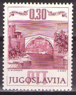 Yugoslavia 1966 - 400 Years Of Old Bridge In Mostar - Mi 1185 - MNH**VF - Unused Stamps