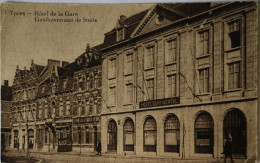 Ieper - Ypres // Hotel De La Gare - Gasthoven Aan De Statie 19?? Uitg. TOB - Ieper