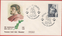 ITALIA - ITALIE - ITALY - 1978 - 550º Anniversario Della Morte Di Tommaso Guidi, Detto Il Masaccio - FDC Roma - FDC