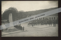 55 - BAR-LE-DUC - VISITE DE RAYMOND POINCARE PLACE DE LA GARE - CARTE PHOTO ORIGINALE - Bar Le Duc