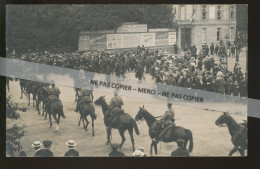 55 - BAR-LE-DUC - VISITE DE RAYMOND POINCARE - PLACE DE LA GARE - CARTE PHOTO ORIGINALE - Bar Le Duc